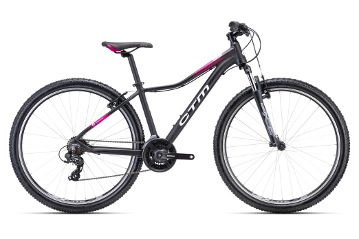 CTM CHARISMA 1.0 29 sieviešu velosipēds - melns/rozā 2024