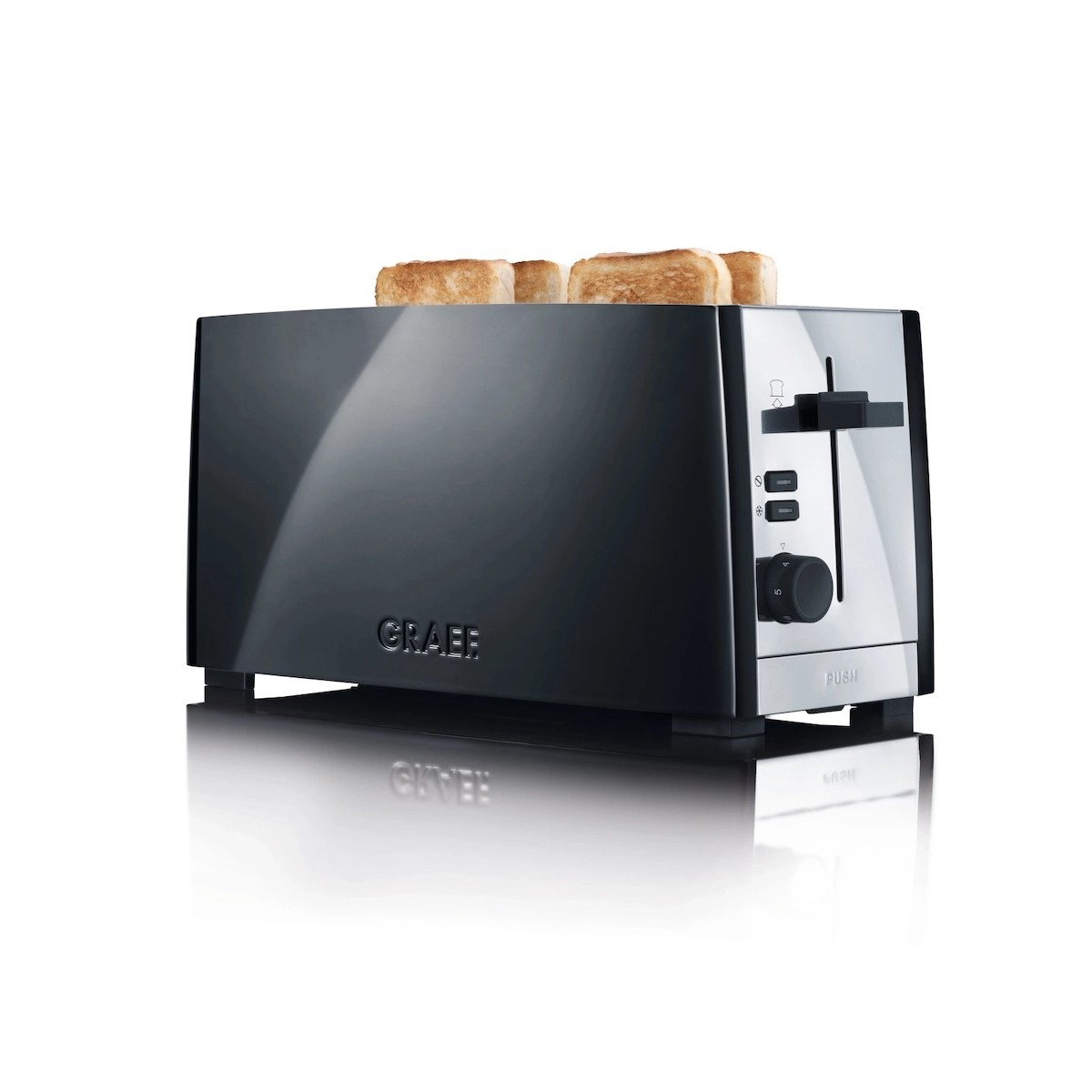 GRAEF TO102 toaster - black