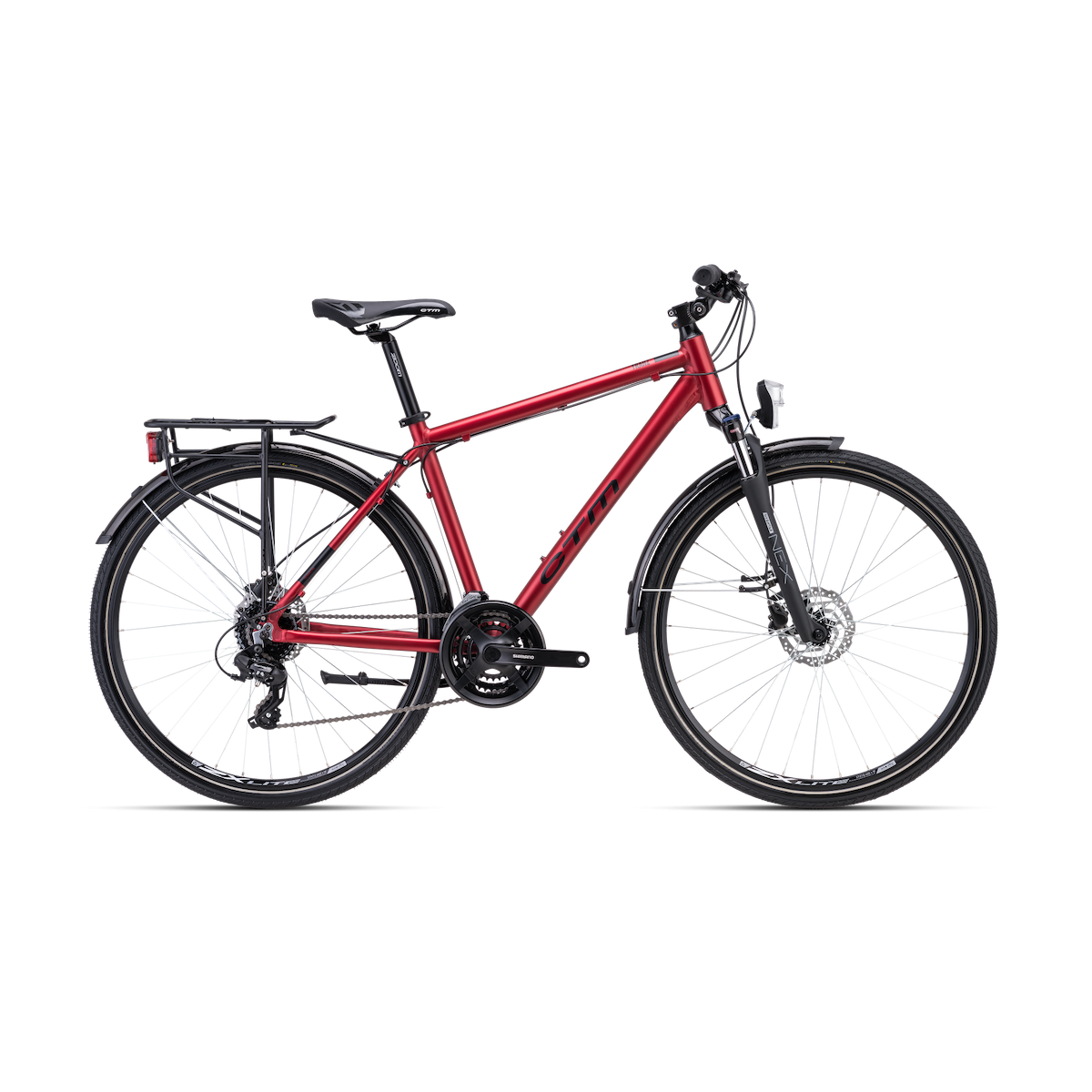 CTM TRANZ 3.0 28 velosipēds - sarkans 2024