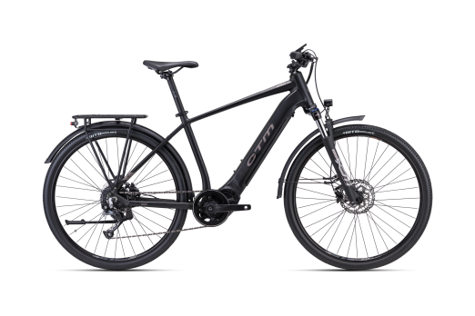 CTM SENZE E-TREKKING 28 electric bicycle - black 2024