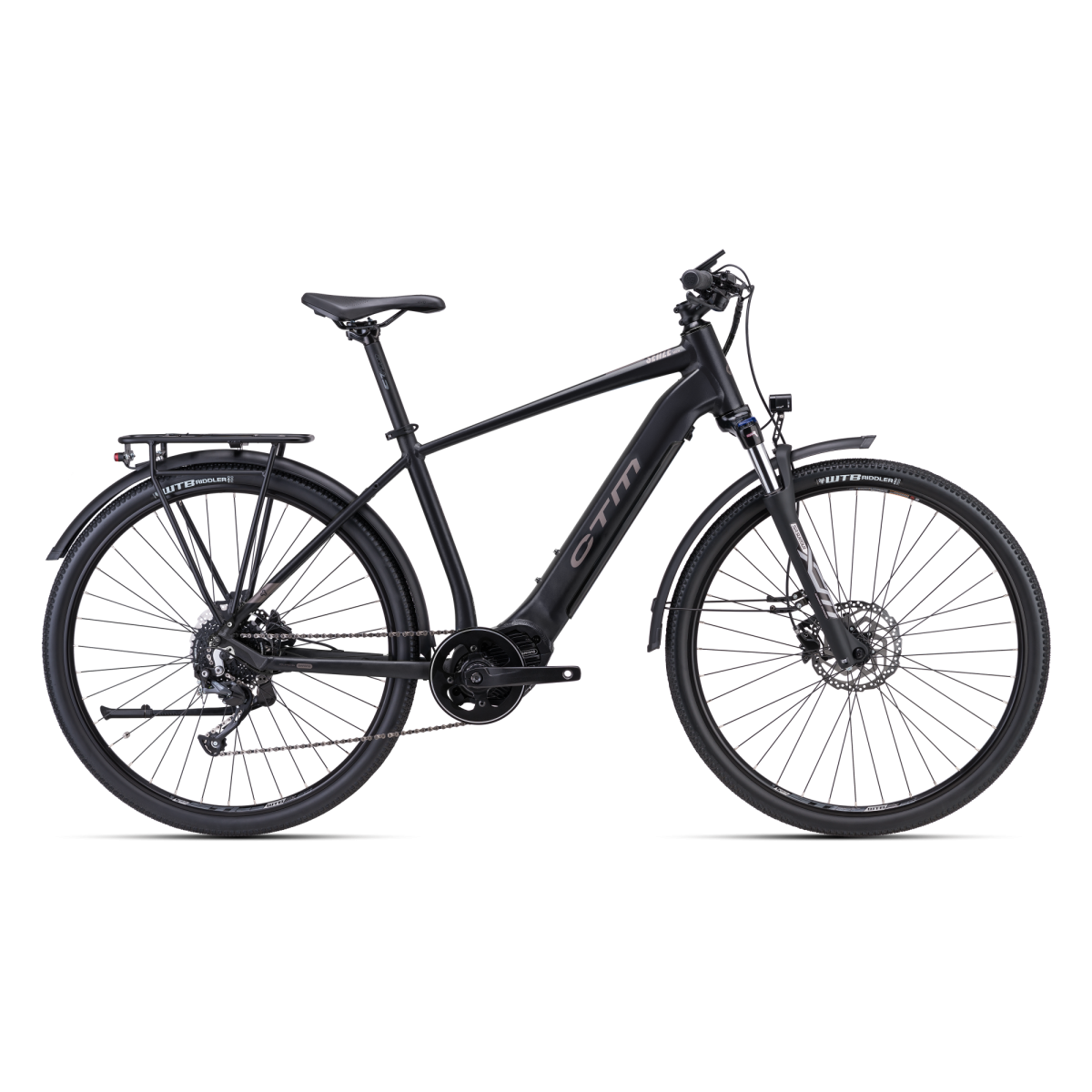 CTM SENZE E-TREKKING 28 elektro velosipēds - melns 2024