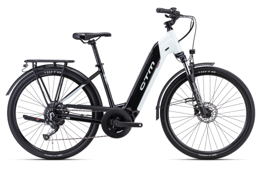 CTM METRIC LADY 1.0 27.5 electric bicycle - black/white 2024