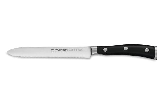WUSTHOF CLASSIC IKON serrated utility knife - 14cm