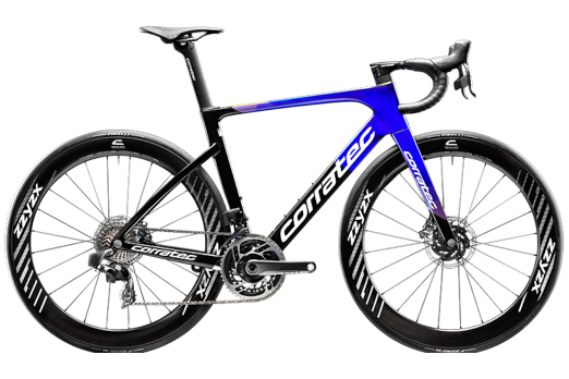CORRATEC CCT EVO RACE road bike - black/blue 2024