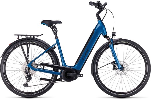 CUBE SUPREME SPORT HYBRID EXC 625 electric bike - blue 2023