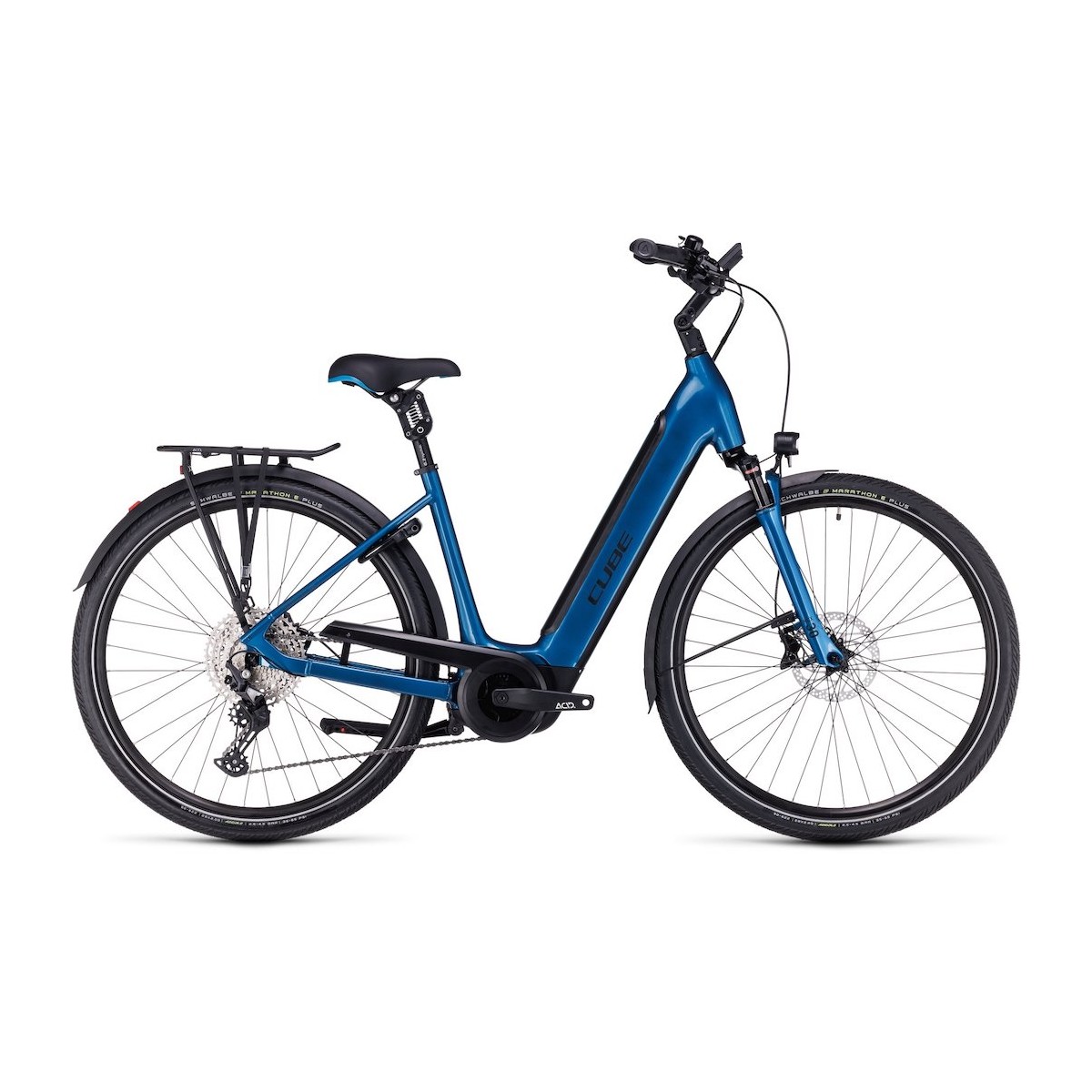 CUBE SUPREME SPORT HYBRID EXC 625 elektro velosipēds - zils 2023