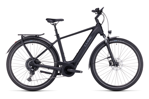 CUBE TOURING HYBRID PRO 625 elektro velosipēds - melns 2023
