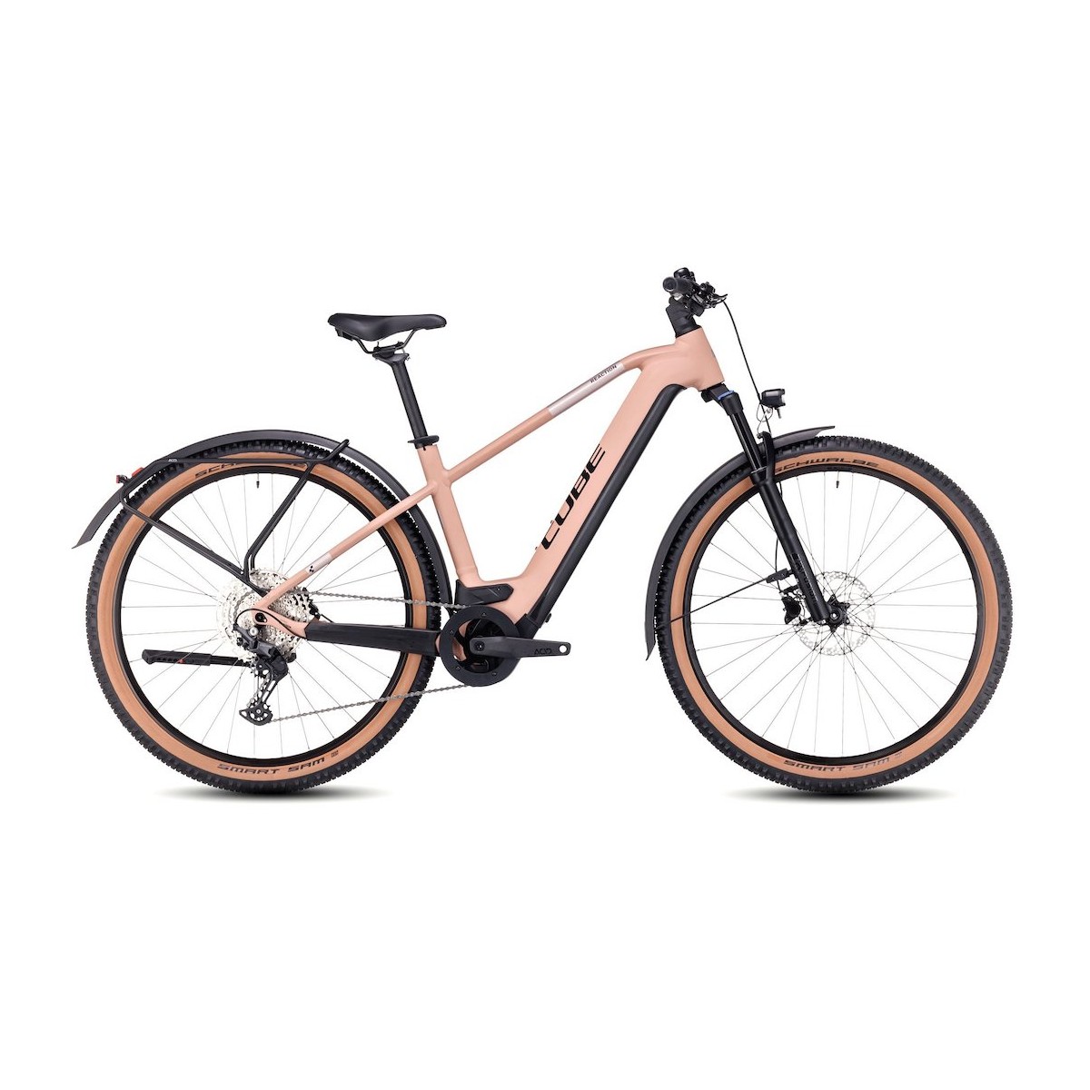 CUBE REACTION HYBRID PRO 750 ALLROAD elektro velosipēds - rozā 2023