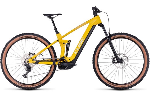 CUBE STEREO HYBRID 140 HPC PRO 750 elektro velosipēds - dzeltens 2023
