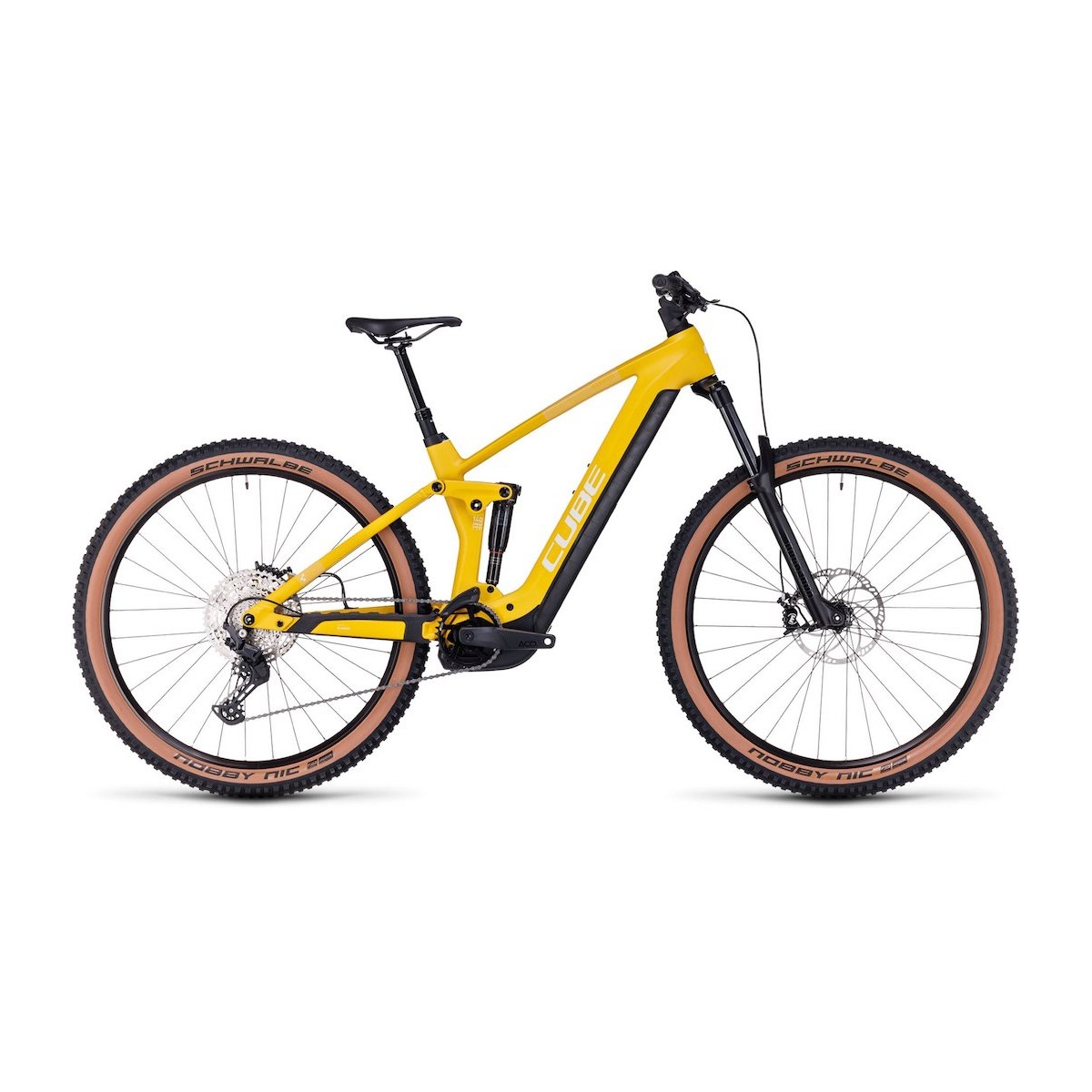 CUBE STEREO HYBRID 140 HPC PRO 750 elektro velosipēds - dzeltens 2023