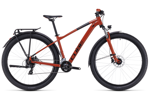 CUBE AIM ALLROAD 27.5 velosipēds - sarkans 2023