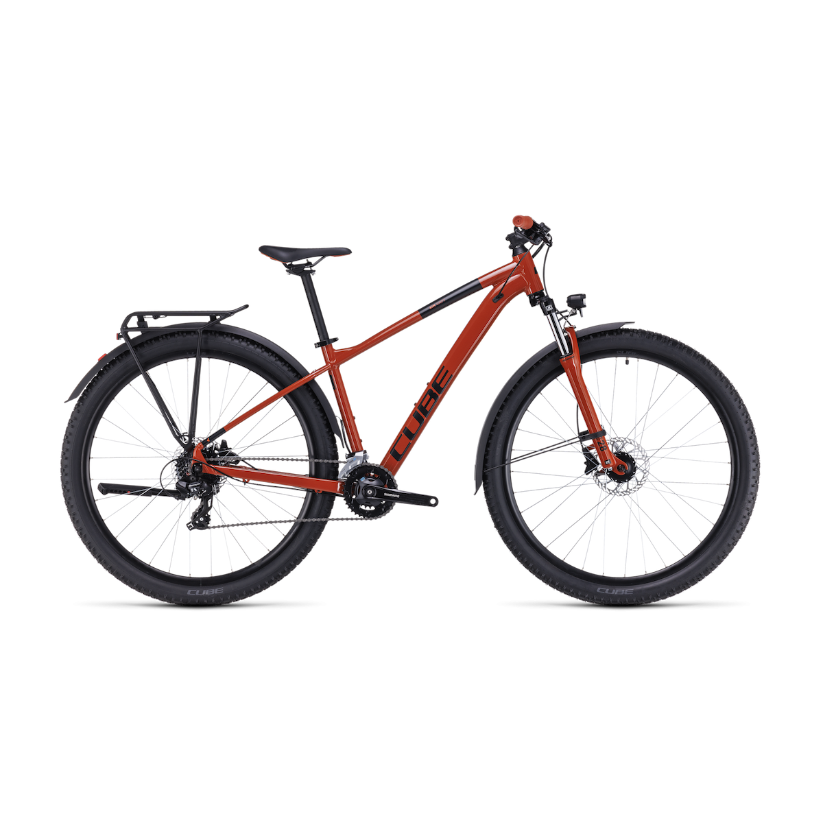 CUBE AIM ALLROAD 27.5 mountain bike - red 2023