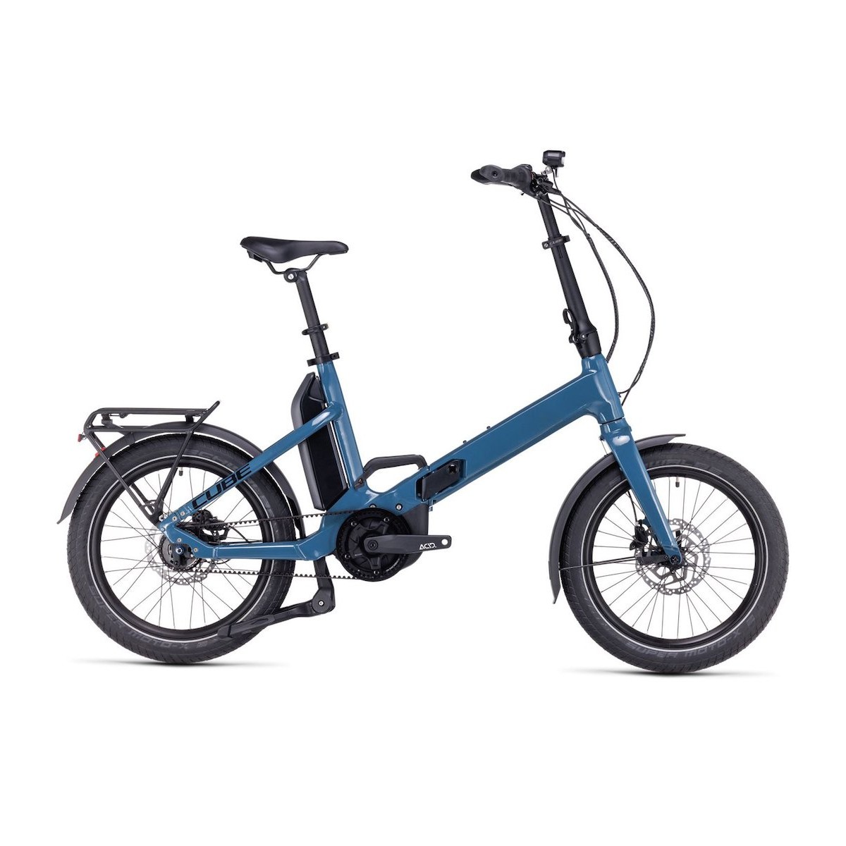 CUBE FOLD HYBRID 500 electric bike - blue 2023