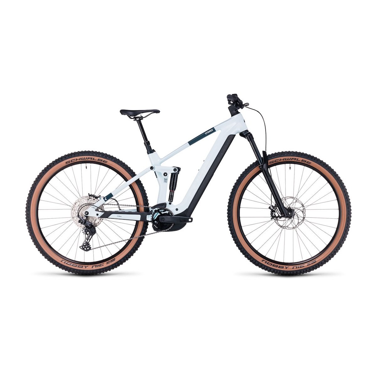 CUBE STEREO HYBRID 140 HPC PRO 750 elektro velosipēds - balts 2023