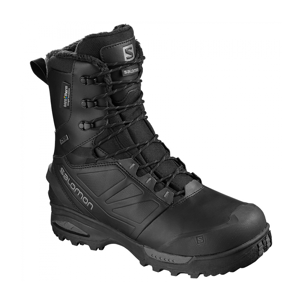 SALOMON TOUNDRA PRO CS WP BLACK winter shoes - black