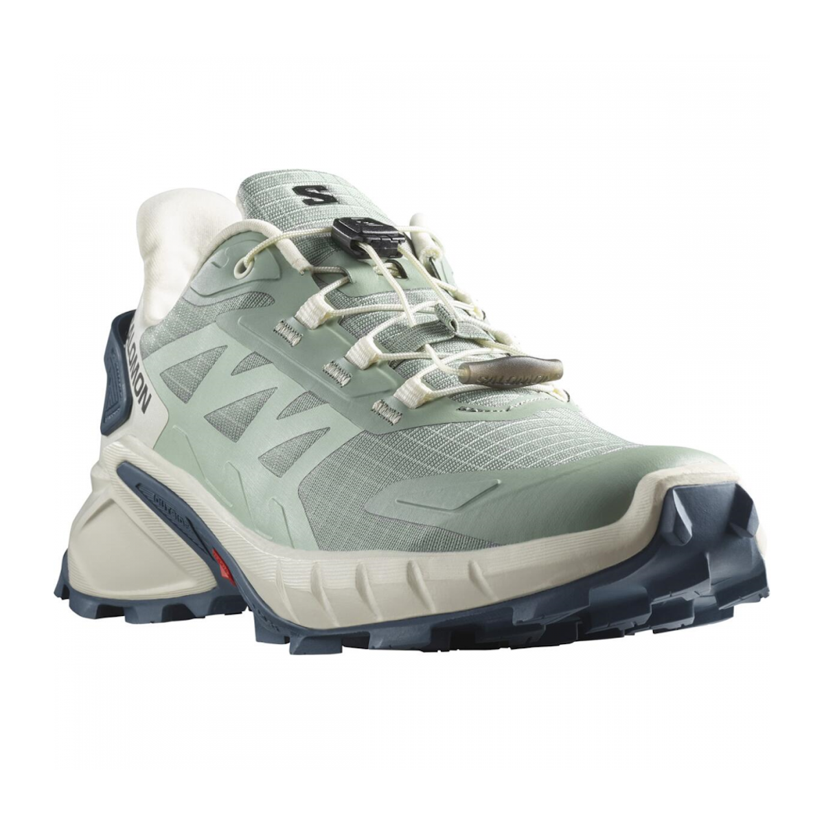 SALOMON SUPERCROSS 4 W trail running shoes - light green/white/blue