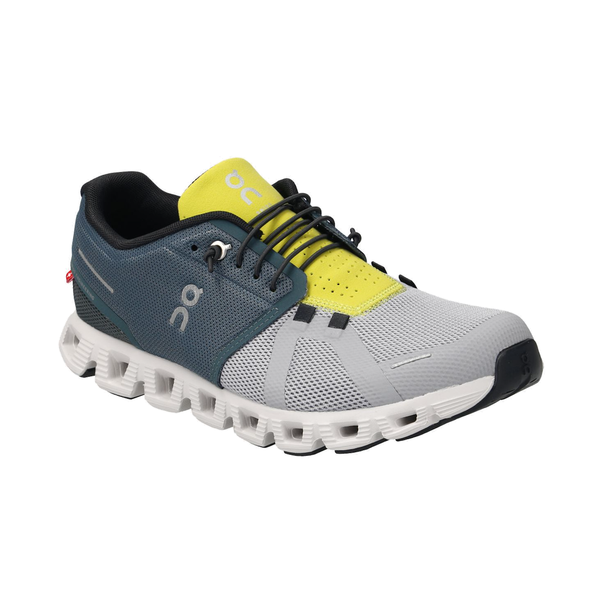 ON CLOUD 5 running shoes - dark green/grey/white