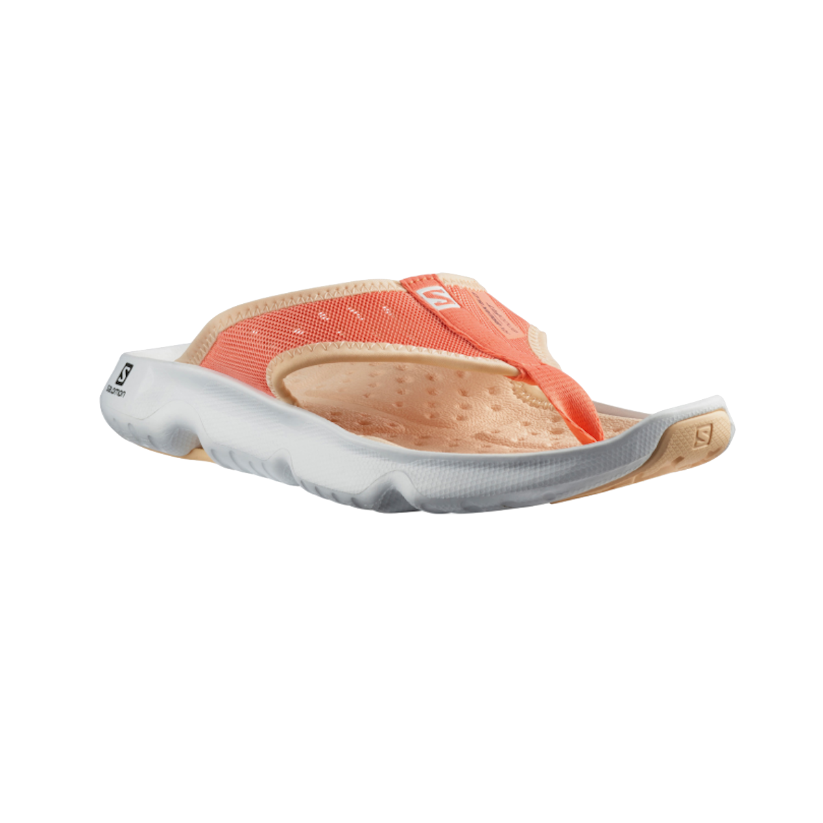 SALOMON REELAX BREAK 5.0 W hiking sandals - peach/white