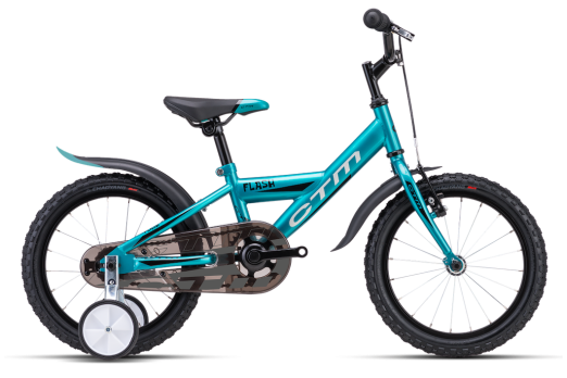CTM FLASH 16 kids bicycle - turquoise 2024