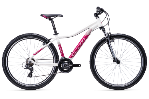 CTM CHARISMA 1.0 27.5 sieviešu velosipēds - balts/rozā 2024