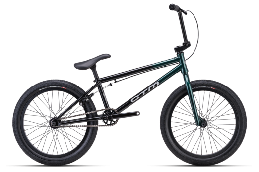 CTM POP CRMO BMX 20 bicycle - black/green 2024