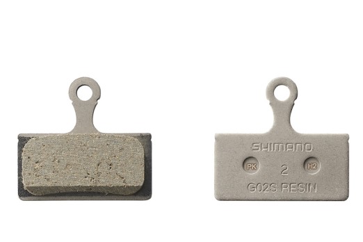 Shimano resin brake pads G02S for disc brakes