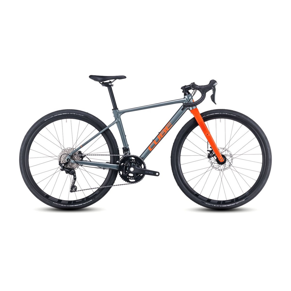 CUBE NUROAD ROOKIE gravel bicycle - smokeyfir/orange 2024
