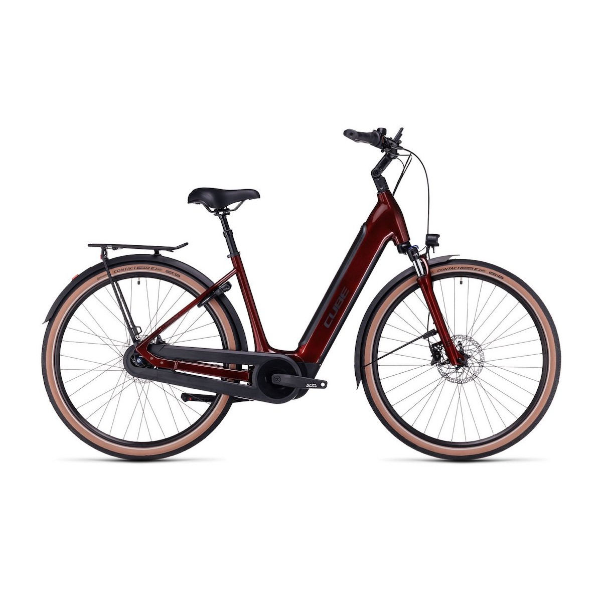 CUBE SUPREME HYBRID PRO 500 electric bike - red/black 2024