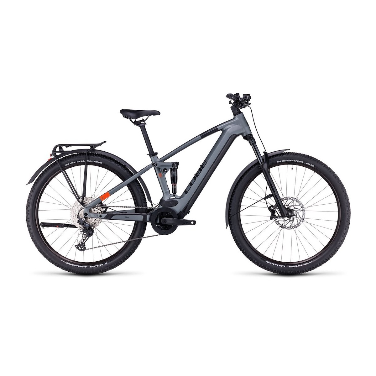 CUBE STEREO HYBRID 120 PRO 750 ALLROAD electric bicycle - flashgrey/orange 2024