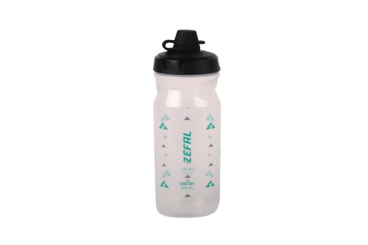 ZEFAL SENSE SOFT 65 NO MUD 650ML water bottle - translucent