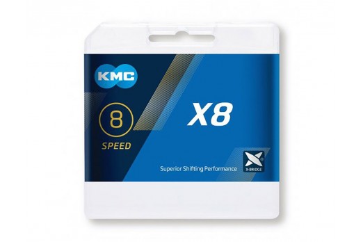 KMC chain X8 silver/grey