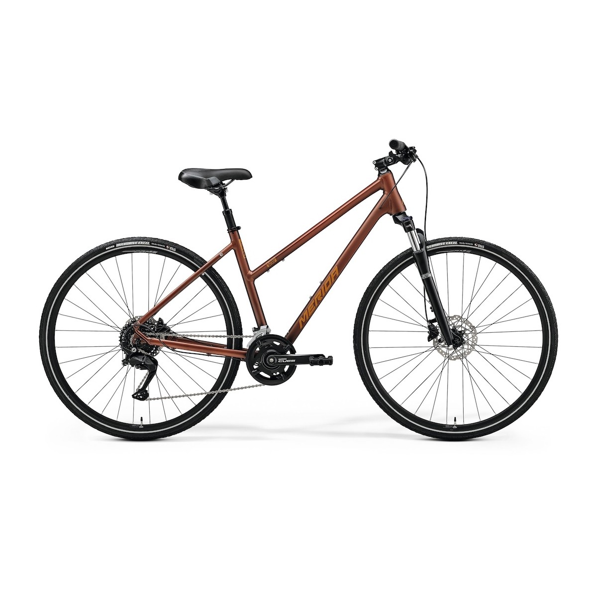 MERIDA CROSSWAY 100 LADY bicycle - bronze - 2024