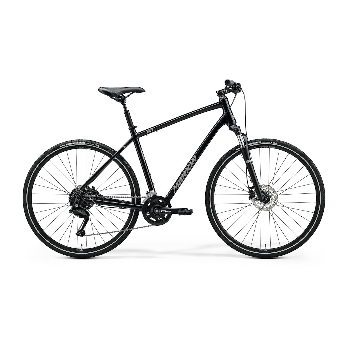 MERIDA CROSSWAY 100 bicycle - black - 2024