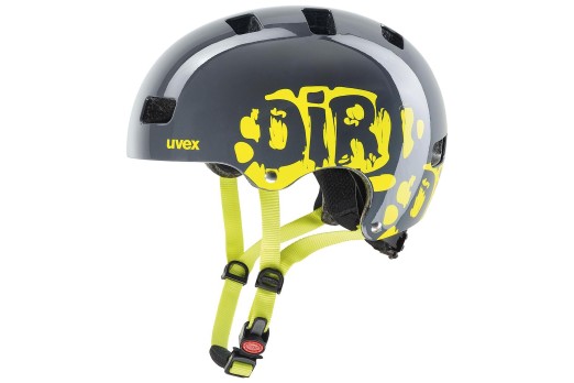 UVEX KID 3 helmet - dirtibike grey/lime