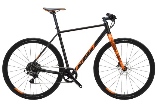 KTM X-STRADA 30 FIT gravel bicycle - black/orange - 2022