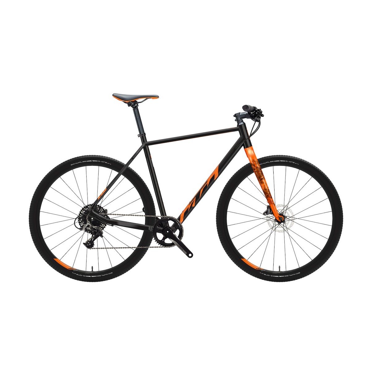KTM X-STRADA 30 FIT gravel velosipēds - melna/oranža - 2022