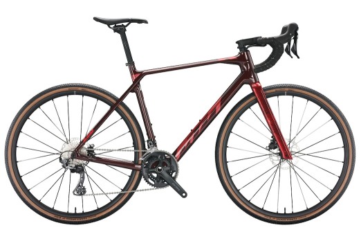 KTM X-STRADA ELITE gravel velosipēds - bordo/sarkana - 2022