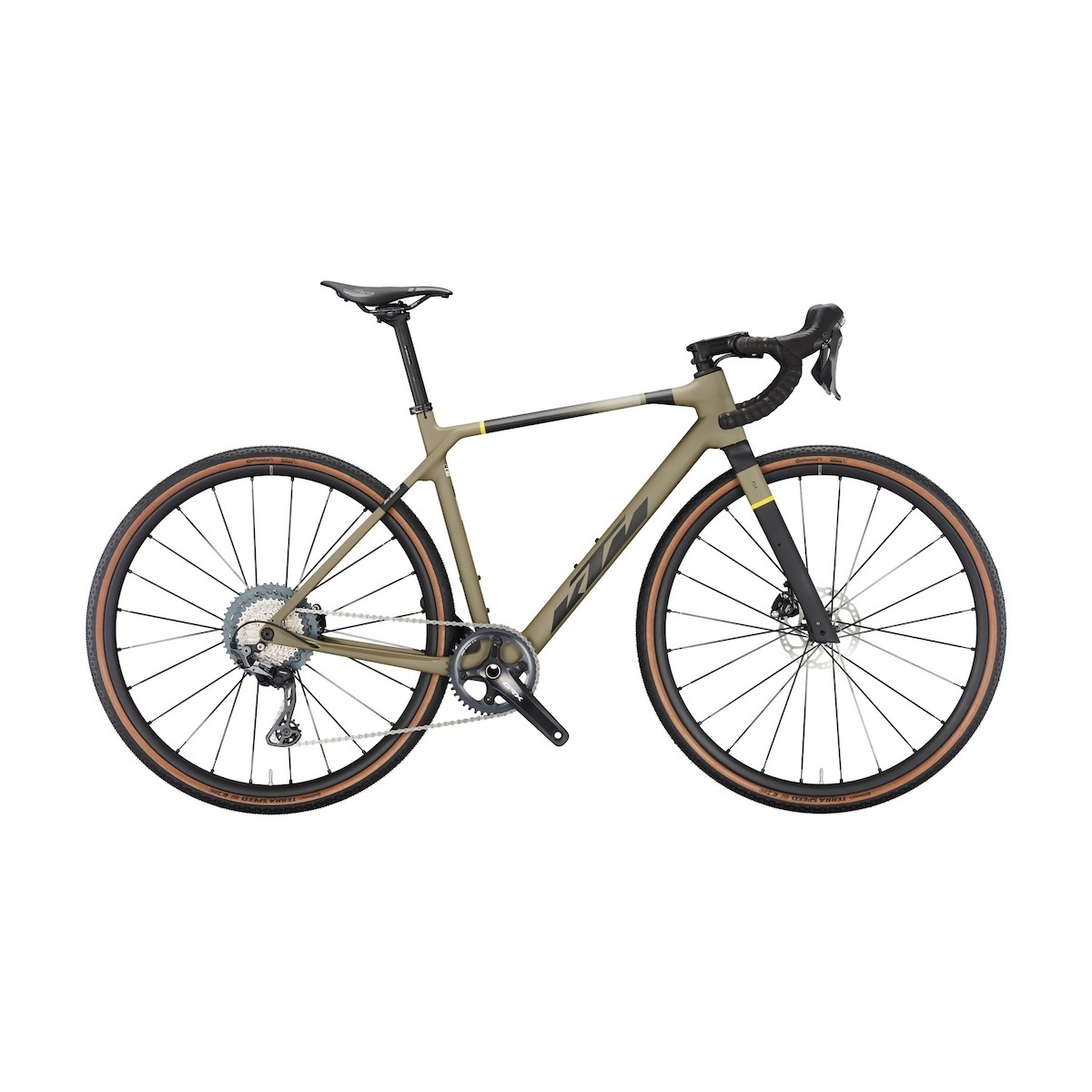KTM X-STRADA ELITE gravel bicycle - olive/black - 2023