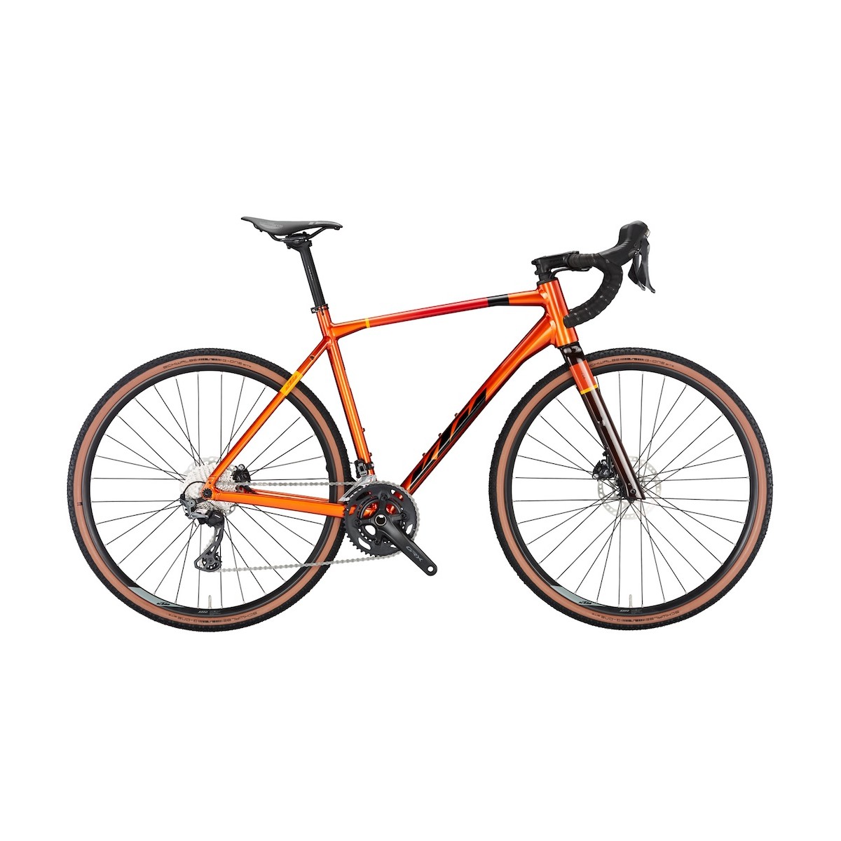 KTM X-STRADA 10 gravel bicycle - orange/black - 2023
