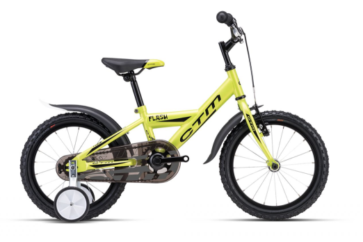 CTM FLASH 16 bērnu velosipēds - dzeltena 2023