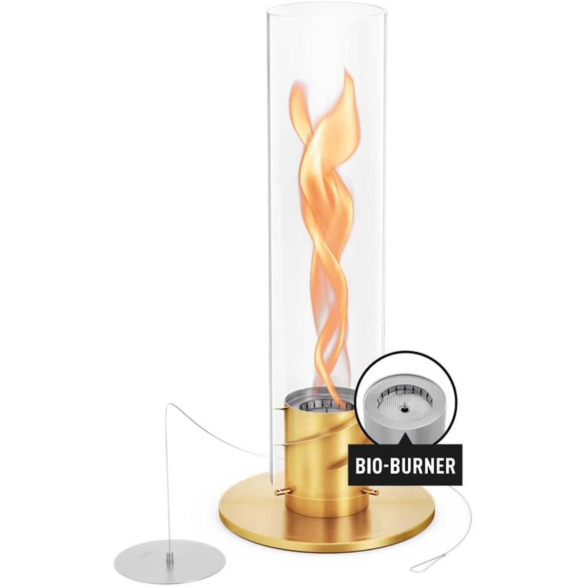 HOFATS SPIN 900 tabletop fireplace with bio-burner- gold