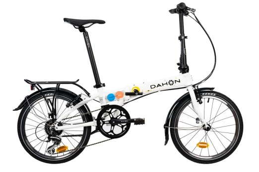 DAHON MARINER D8 ANNIVERSARY 40TH saliekamais velosipēds - balts 2023