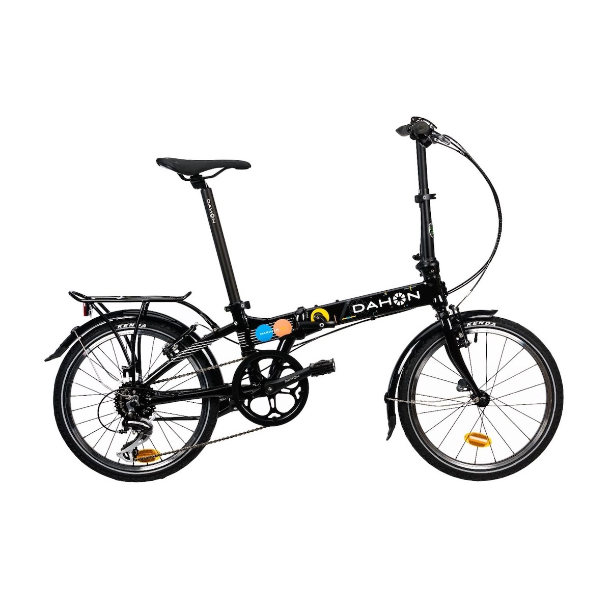 DAHON MARINER D8 ANNIVERSARY 40TH saliekamais velosipēds - melns 2023