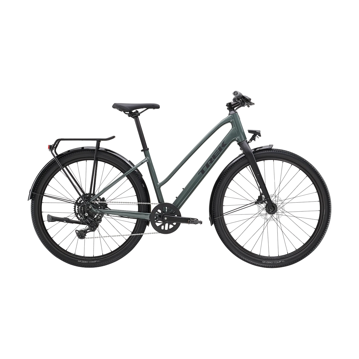 TREK DUAL SPORT 2 EQUIPPED STAGGER GEN 5 bicycle - keswick green - 2024