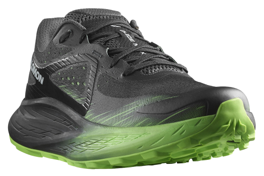 SALOMON GLIDE MAX TR trail running shoes - black/green