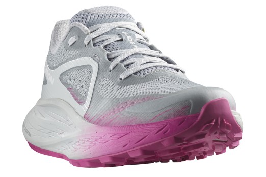 SALOMON GLIDE MAX TR W trail running shoes - grey/pink