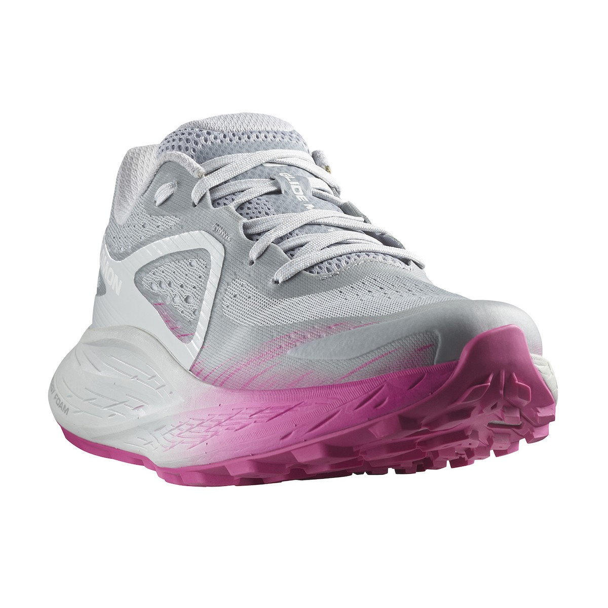 SALOMON GLIDE MAX TR W trail running shoes - grey/pink