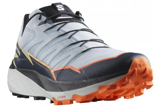 SALOMON THUNDERCROSS trail running shoes - grey/black/orange