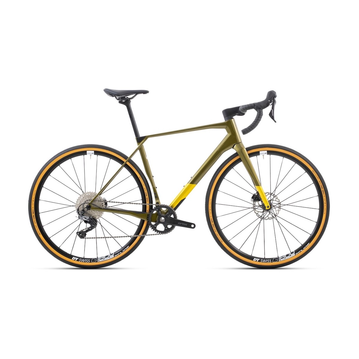 SUPERIOR X-ROAD TEAM COMP GR gravel velosipēds - olīvu zaļa/dzeltena - 2023