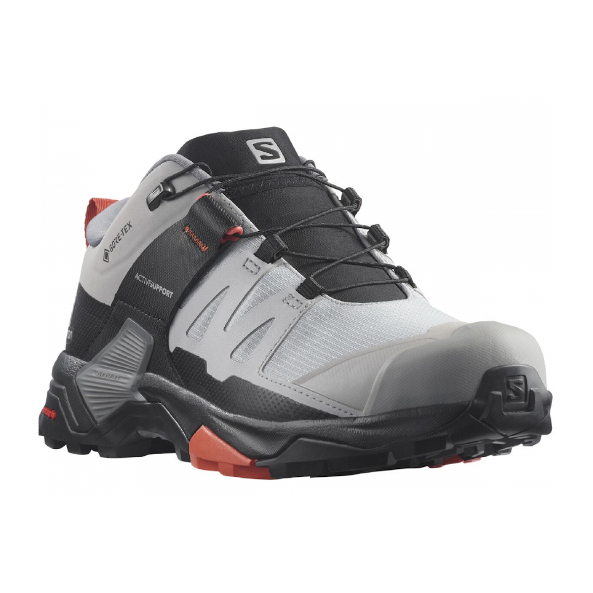 SALOMON X ULTRA 4 WIDE GTX W hiking footwear - grey/black/red